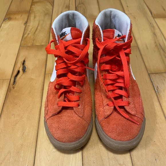 Nike blazer Mid suede vintage orange gum woman’s shoes - Picture 2 of 7